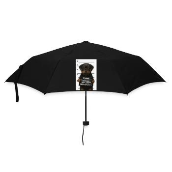 Rottweiler Welpe – Herz gestohlen - Regenschirm (klein) - Schwarz - Vorne