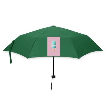 Popsicles avec nœud – Cadeau sucré - Parapluie standard - vert bouteille - Devant