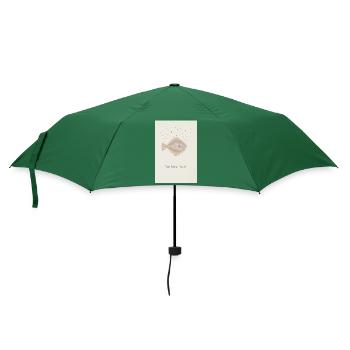 Mon cher Scholli fish design - Parapluie standard - vert bouteille - Devant