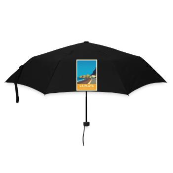La Playa Affiche Valle Gran Rey - Parapluie standard - noir - Devant