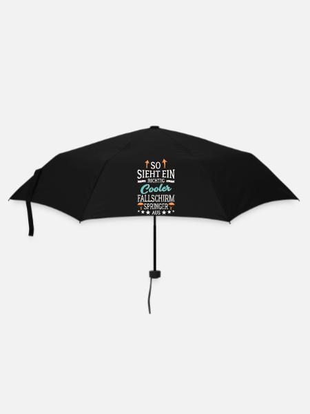 Voilà à quoi ressemble un parachutiste vraiment cool - Parapluie standard - noir
