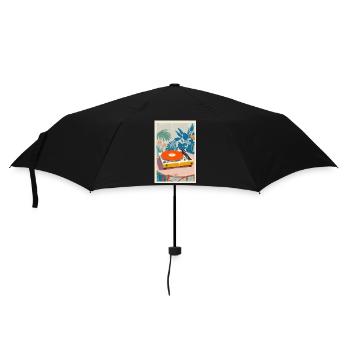 Tropical Turntable Vibe - Umbrella (small) - black - Front