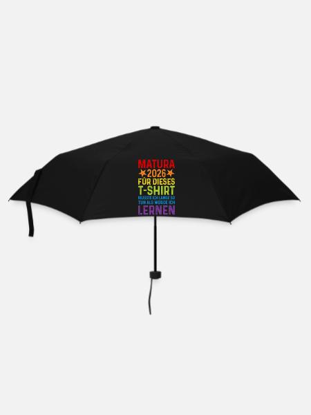 Matura 2026 - Regenschirm (klein) - Schwarz