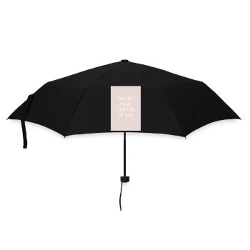 Be the Best Version of You - Umbrella (small) - black - Front