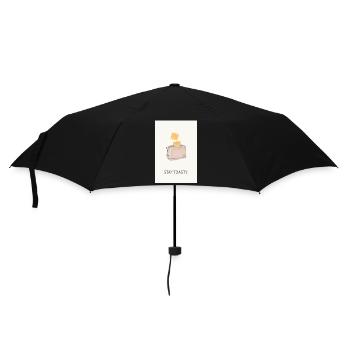 Restez au chaud – drôle de discours de cuisine - Parapluie standard - noir - Devant