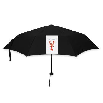 Le Homard Club Reduced Lobster Design France - Parapluie standard - noir - Devant