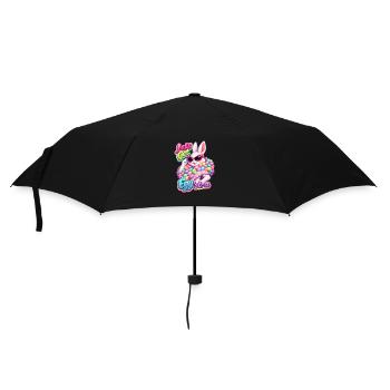 Bunny Bunny Spring Summer Easter Garden - Umbrella (small) - black - Front