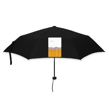 Normal Minimalist Statement Design - Umbrella (small) - black - Front