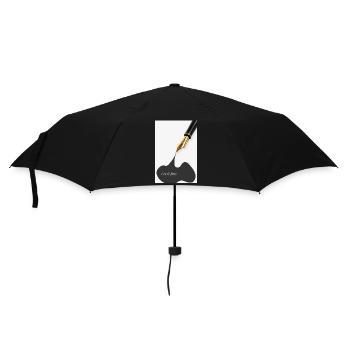 Laissez couler l’affiche minimaliste pour porte-stylo - Parapluie standard - noir - Devant