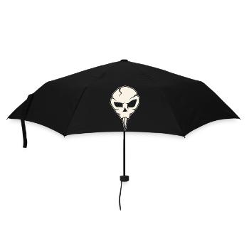 Nosferatu Totenkopf - Regenschirm (klein) - Schwarz - Vorne