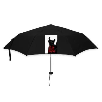 Mi lé out papa 974 - Parapluie standard - noir - Devant