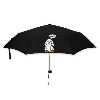 Cocker Spaniel Boo Woof - Chien drôle d’Halloween - Parapluie standard - noir - Devant