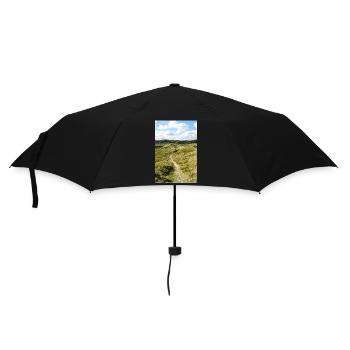 Sentier des Dunes à Søndervig, Danemark - Parapluie standard - noir - Devant
