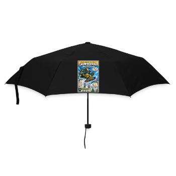 Der Snowboarder – nur noch ein Trick - Regenschirm (klein) - Schwarz - Vorne