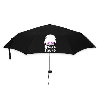 Girl Squad Pink Augen Frauen Party Geschenk - Regenschirm (klein) - Schwarz - Vorne