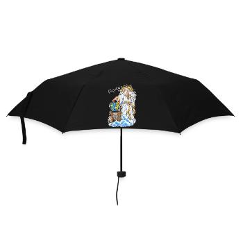 Kaputt! - Regenschirm (klein) - Schwarz - Vorne