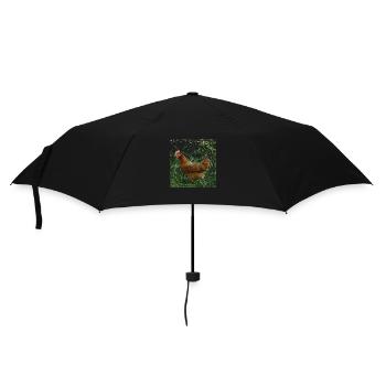 chicken - Umbrella (small) - black - Front