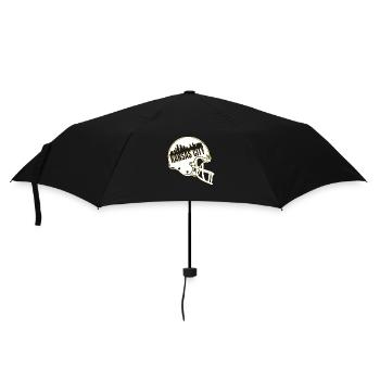 Kansas City Football Touchdown KC retro - Umbrella (small) - black - Front