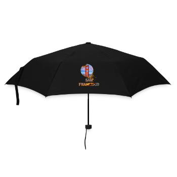 San Francisco America USA Golden Gate Bridge - Umbrella (small) - black - Front