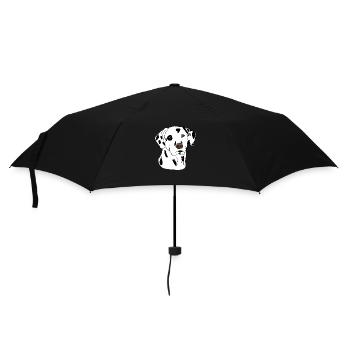Dalmatiner - Regenschirm (klein) - Schwarz - Vorne