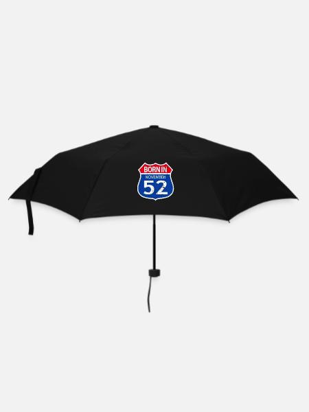 Born in November 1952 - Umbrella (small) - black