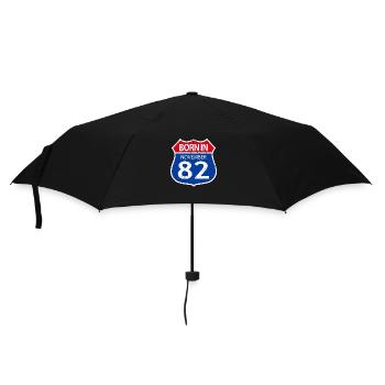 Born in November 1982 - Umbrella (small) - black - Front