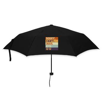 Dogs Lover Vintage Sorry Can't Dogs Bye - Umbrella (small) - black - Front