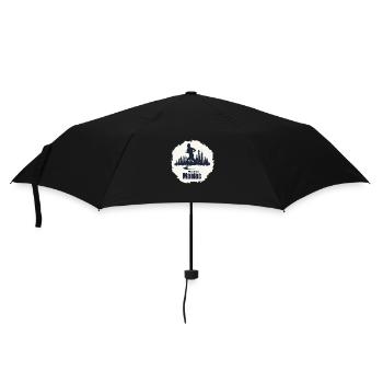 Cityscape Marathon Runner - Umbrella (small) - black - Front
