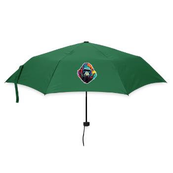 Gorille Psychédélique - Parapluie standard - vert bouteille - Devant