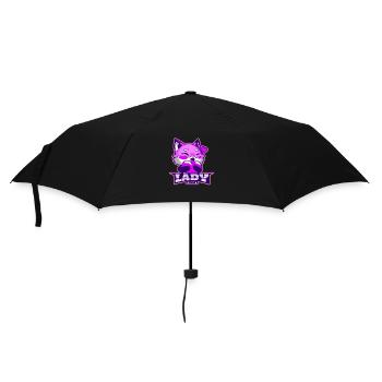 Lady Gamer - Umbrella (small) - black - Front