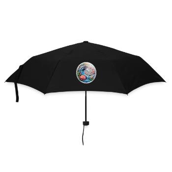 Asian Dragon - Umbrella (small) - black - Front