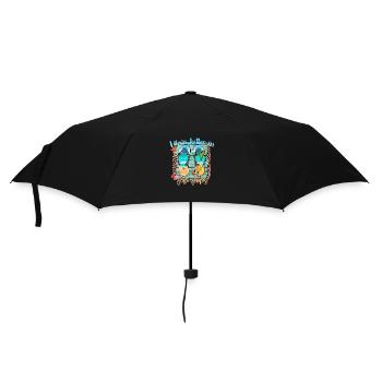 summer lake nature flora art pool sea beach love - Umbrella (small) - black - Front