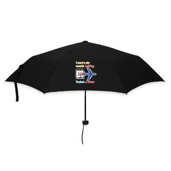 I need a six month holiday twice a year - Umbrella (small) - black - Front