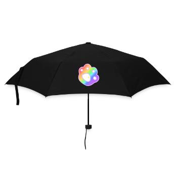 Pride Paw - Regenschirm (klein) - Schwarz - Vorne