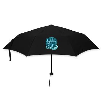 I Need Vitamin Sea – Perfect for Sea Lovers - Umbrella (small) - black - Front
