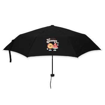 Summer Vibes Lake Nature Flora Art Flowers Sea - Umbrella (small) - black - Front