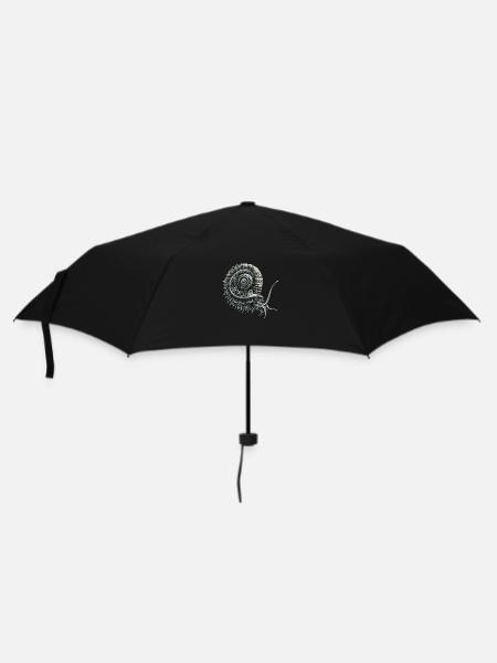 Crinchy Schnecke - Regenschirm (klein) - Schwarz