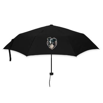 Border Collie Chien - Parapluie standard - noir - Devant