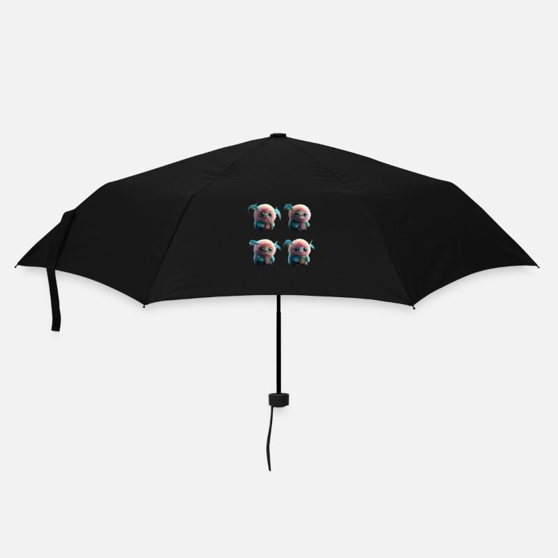 sweet - Regenschirm (klein) - Schwarz