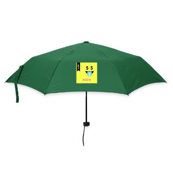 Journée Emoji 2022 - Emoji Rich - Design B - Parapluie standard - vert bouteille - Devant