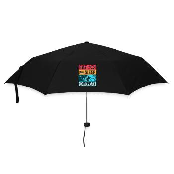 Snowboard Snowboard Vacances snowboard Snowboarders - Parapluie standard - noir - Devant