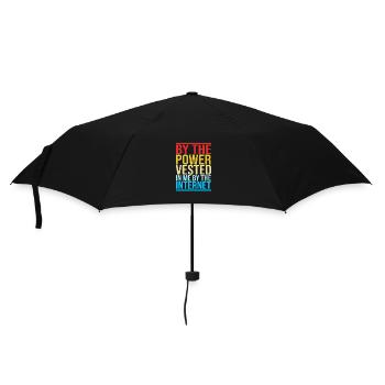 Pfarrer - Regenschirm (klein) - Schwarz - Vorne