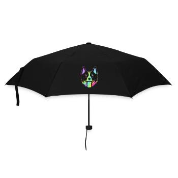 Border Collie - Umbrella (small) - black - Front