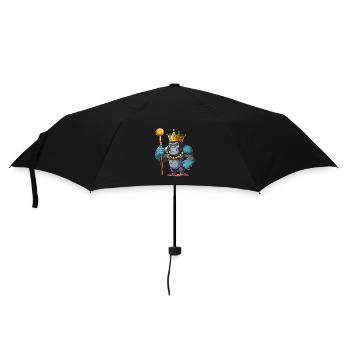 Roi Gorille - Parapluie standard - noir - Devant