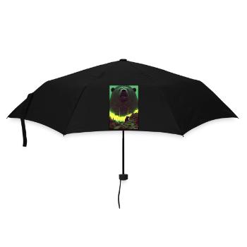 Bear Grizzly Bear Brown Bear Predator Wildlife Forest 2 - Umbrella (small) - black - Front