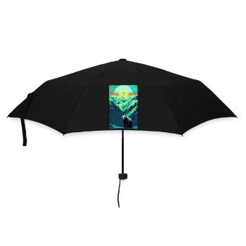 Bear Grizzly Bear Brown Bear Predator Wildlife Forest 8 - Umbrella (small) - black - Front