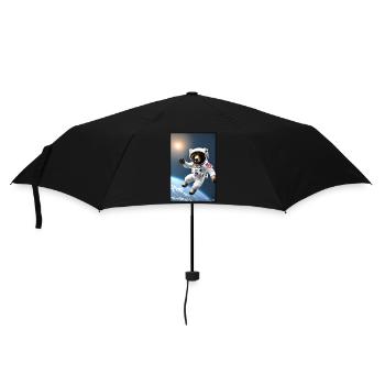 Bear Wildlife Astronaut Future Sci-Fi Technology - Parapluie standard - noir - Devant