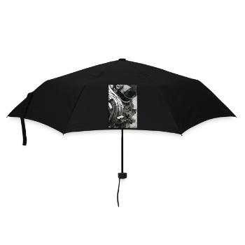 Astronaut Future Sci-Fi Technology - Umbrella (small) - black - Front
