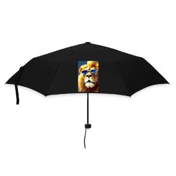 Lunettes de soleil Lion Big Cat Animal sauvage Tête de lion - Parapluie standard - noir - Devant