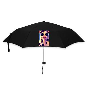 Cow Sunglasses Wildlife Farm Dairy cow - Umbrella (small) - black - Front